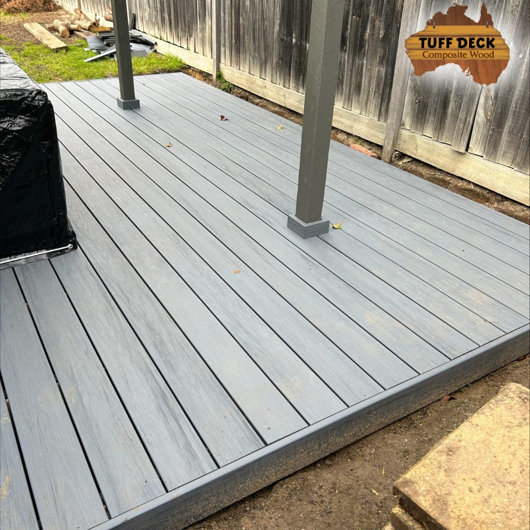 White Composite Decking