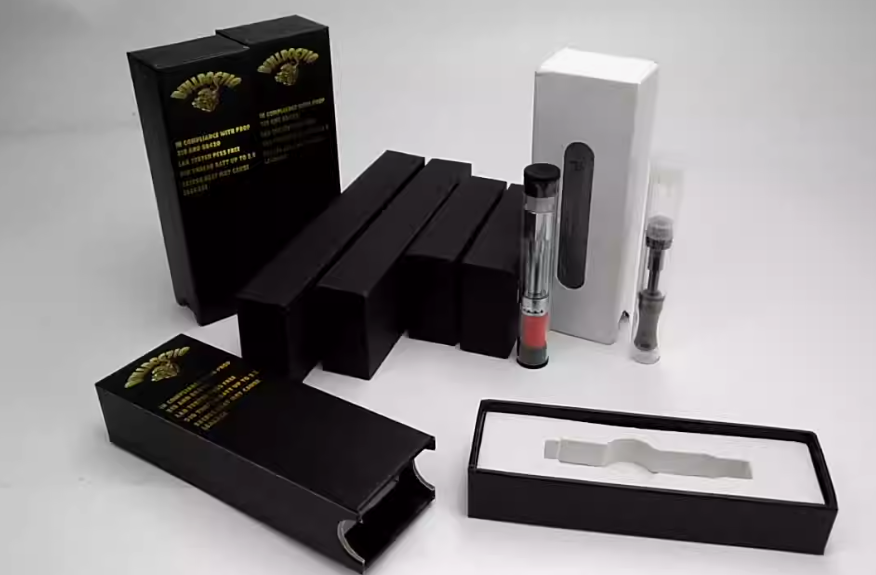 custom printed vape cartridge packaging boxes