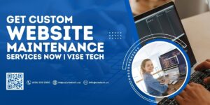 Get custom website maintenance services now Vise Tech