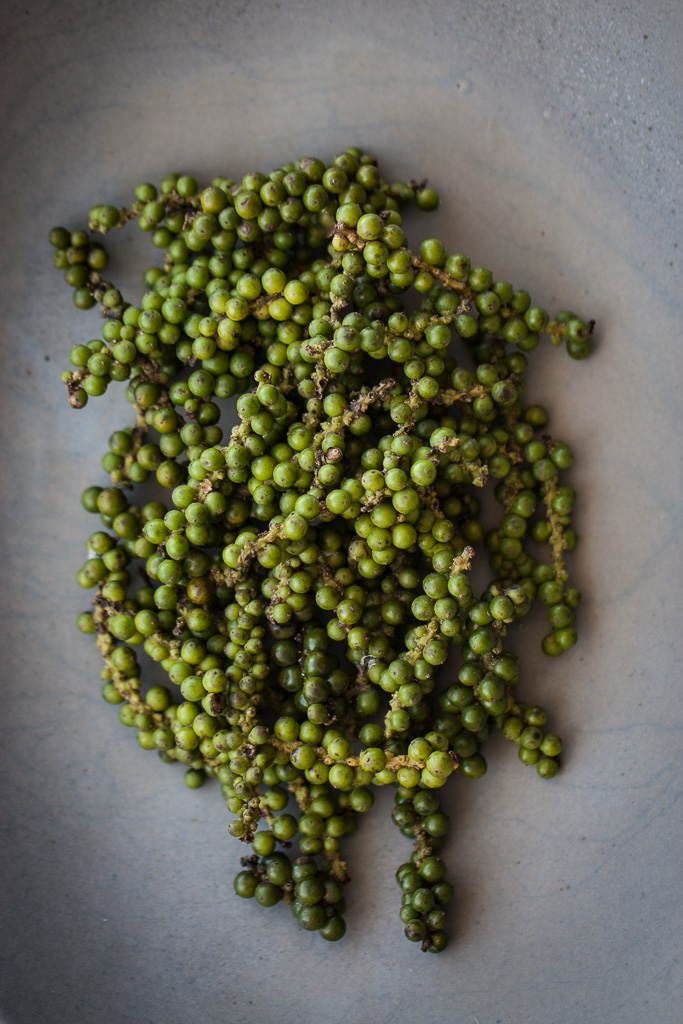 green peppercorns