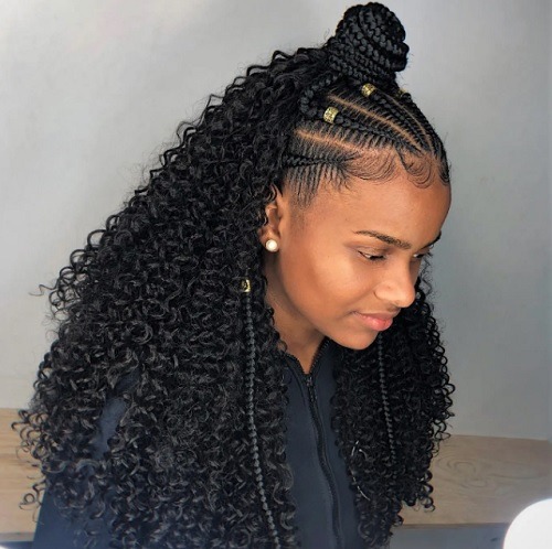 Braided wigs human hair