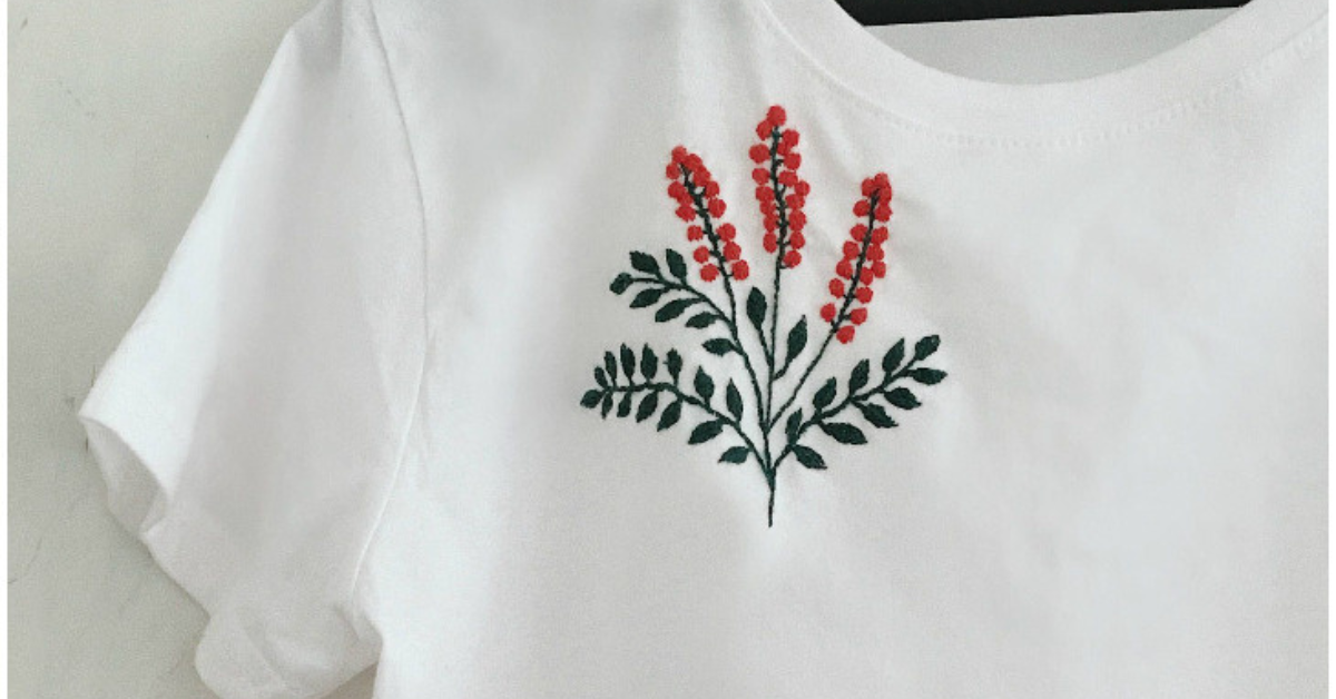 T-shirt embroidery