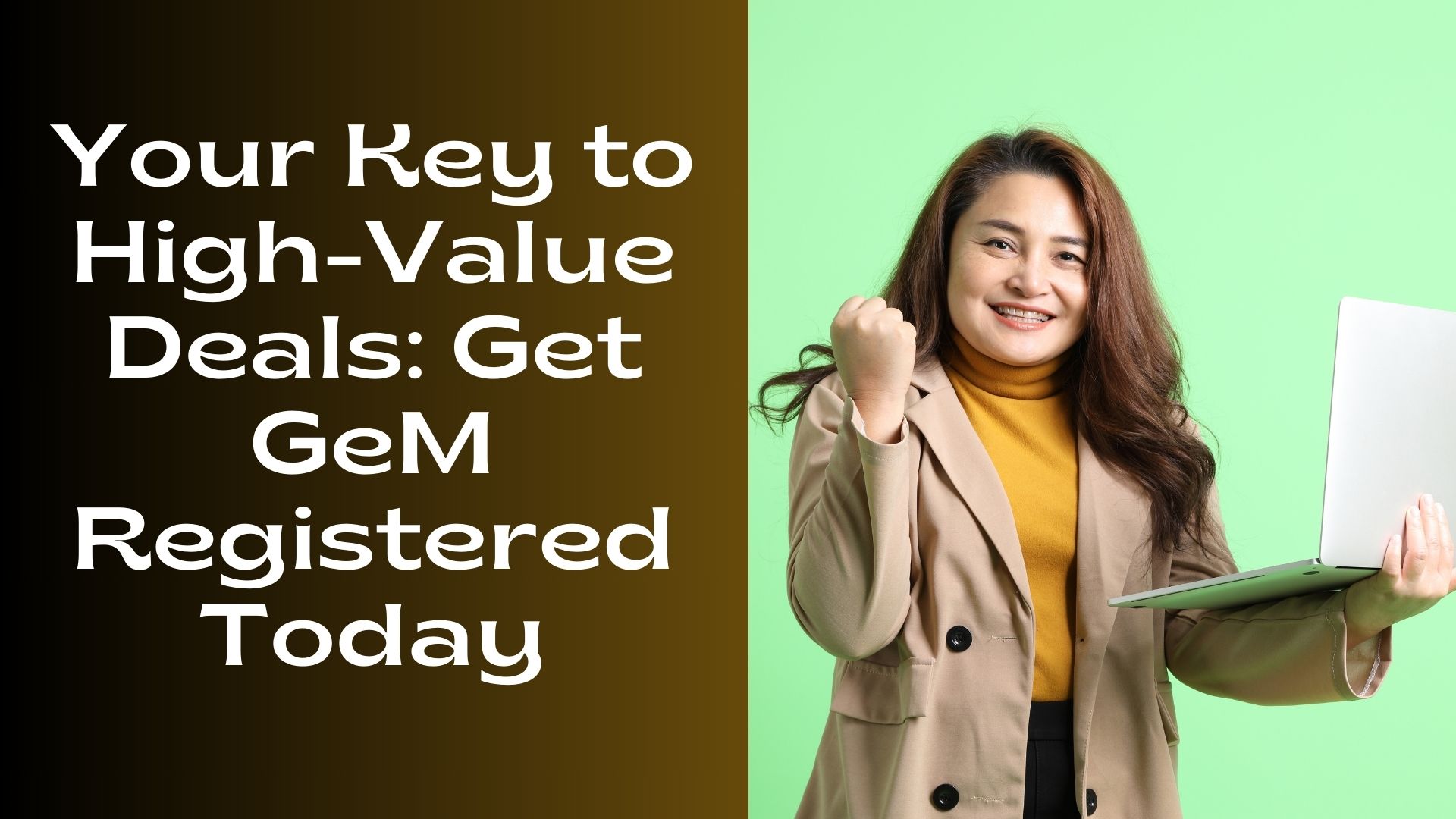 Your Key to High-Value Deals Get GeM Registered Today