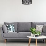 what color coffee table with grey couch