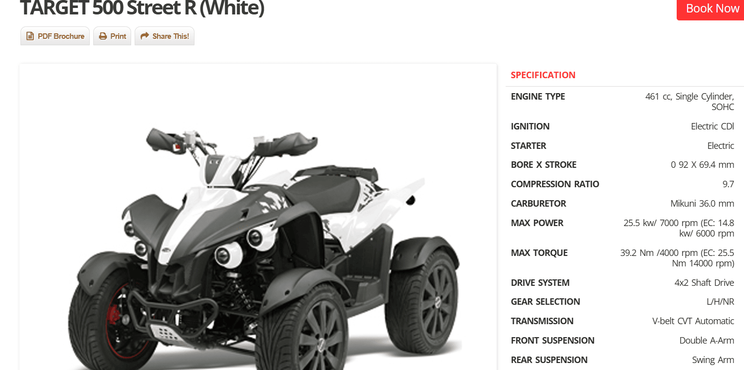 Quad bike in uae