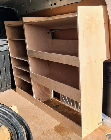 Citroen van shelving solutions