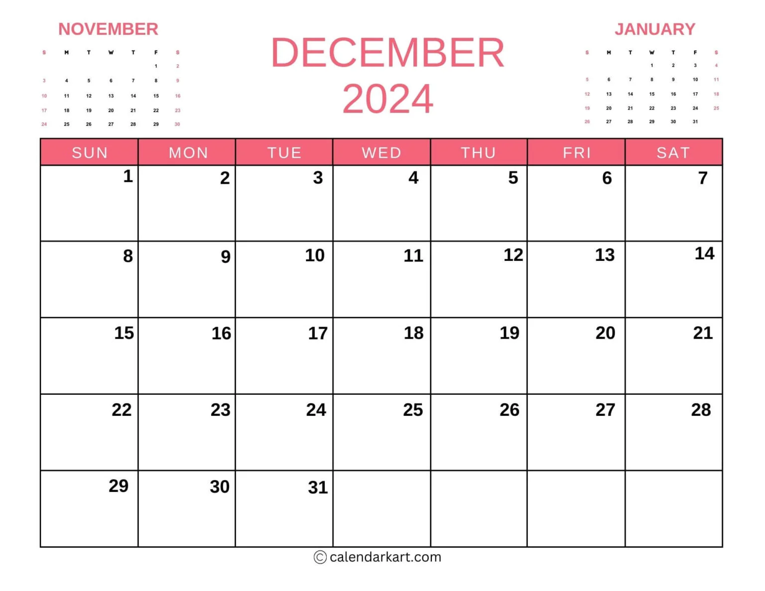 December-2024-Calendar