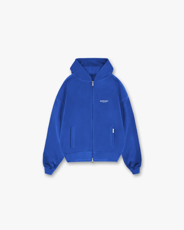 blue represent hoodie