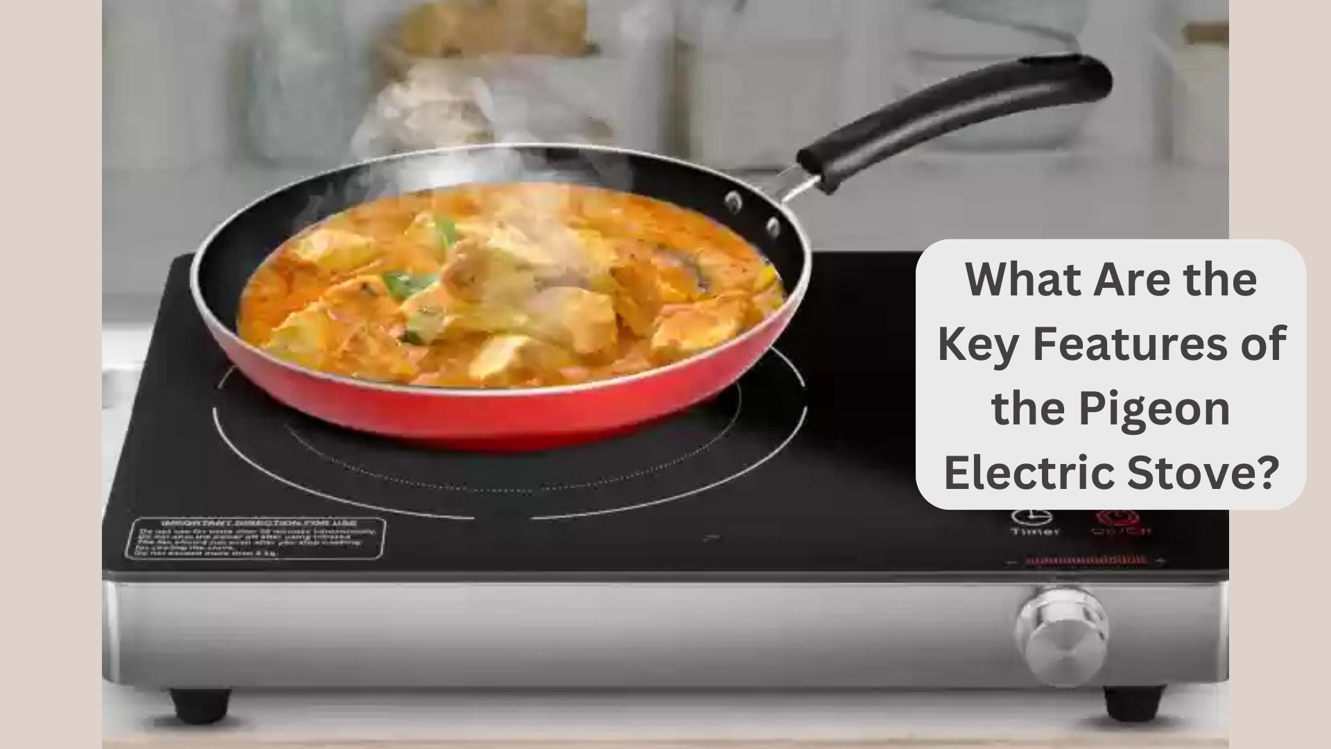 What Are the Key Features of the Pigeon Electric Stove