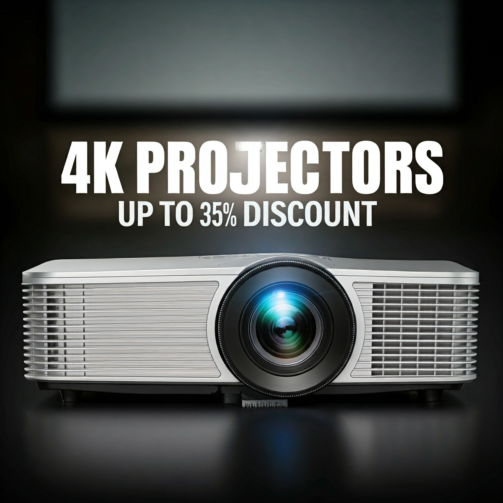 Get up to a 35% discount on 4K projectors! Elevate your home entertainment experience with stunning visuals at unbeatable prices. Limited time offer, enhance your viewing experience now!