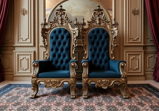 double throne chair for sale