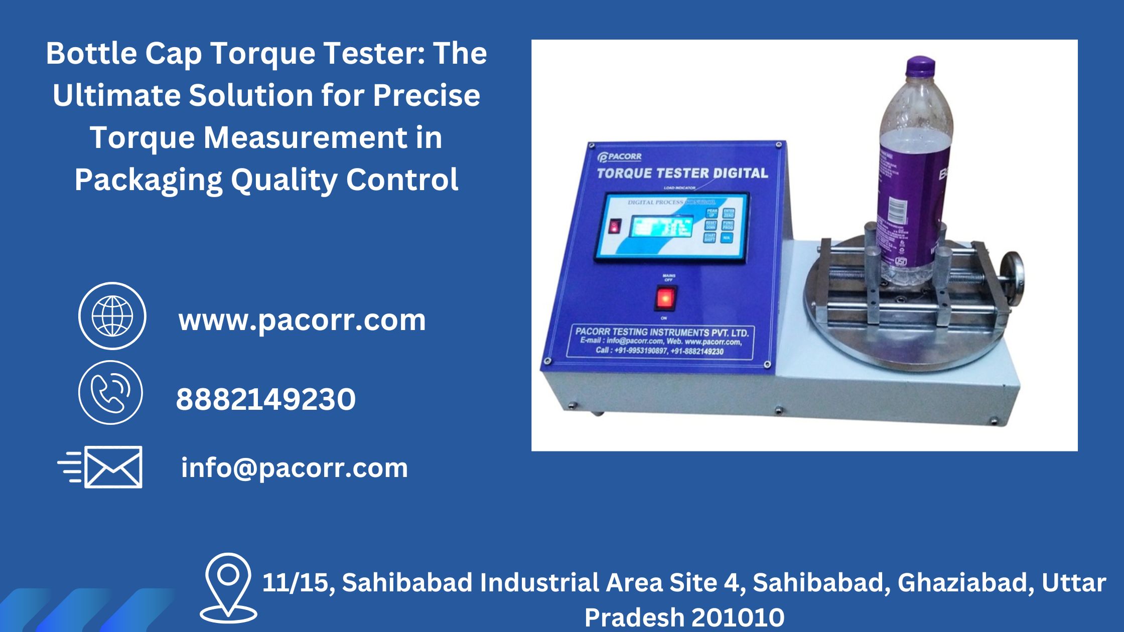 Bottle Cap Torque Tester