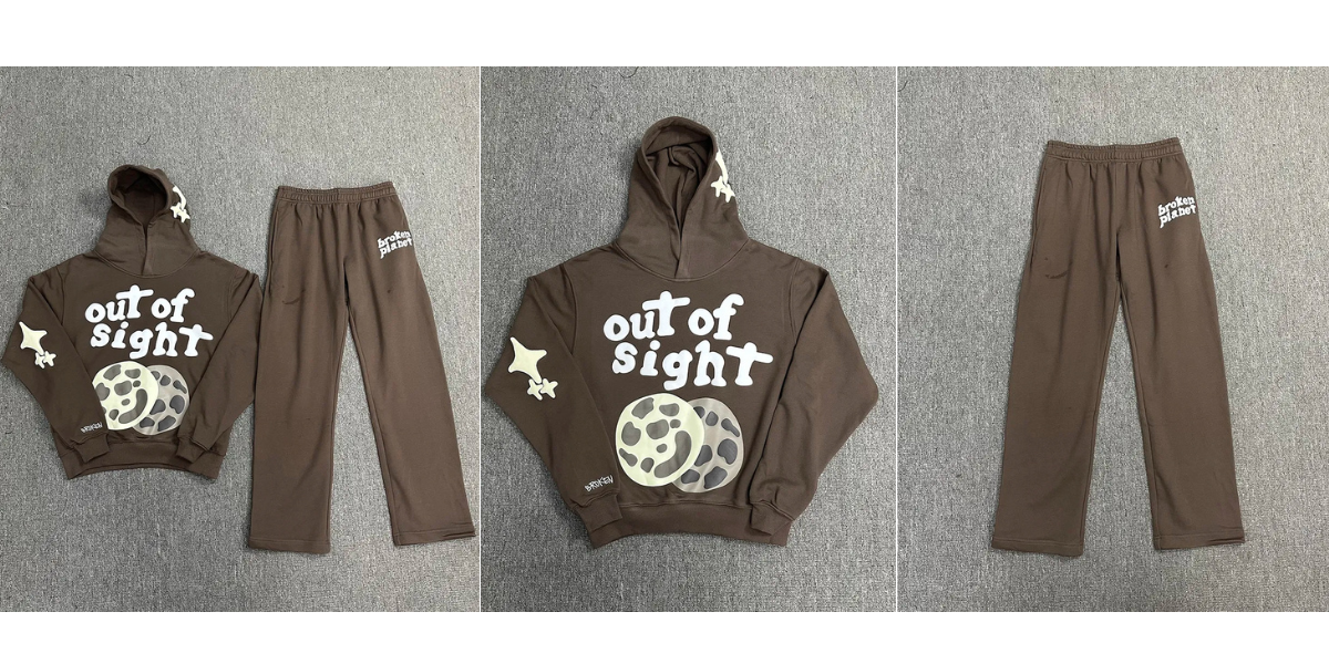 Broken Planet Out Of Sight Tracksuit Brown