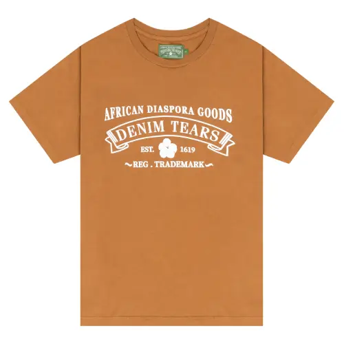 Denim-Tears-ADG-T-Shirt-Washed-Brown