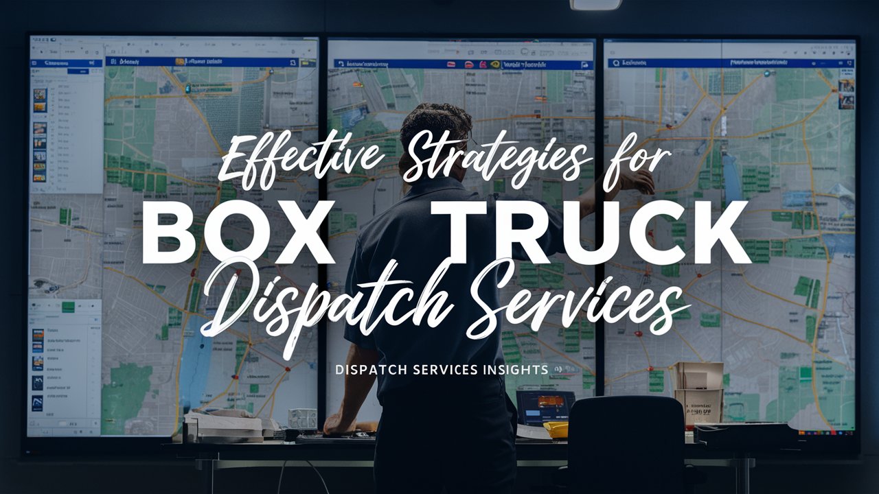 Effective Strategies for Box Truck Dispatch Services