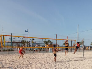 beach volleyball dubai