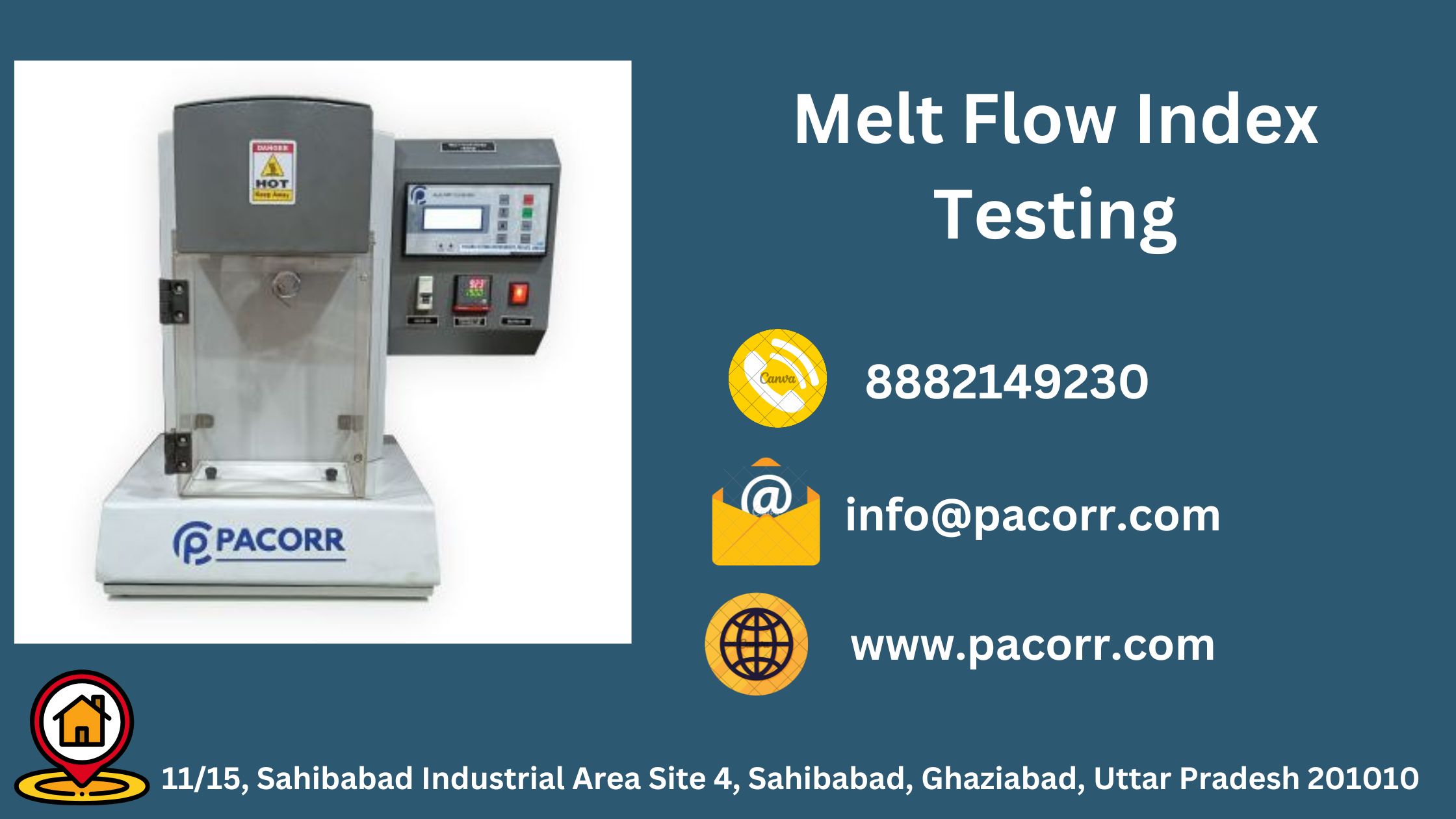 Melt Flow Index Tester