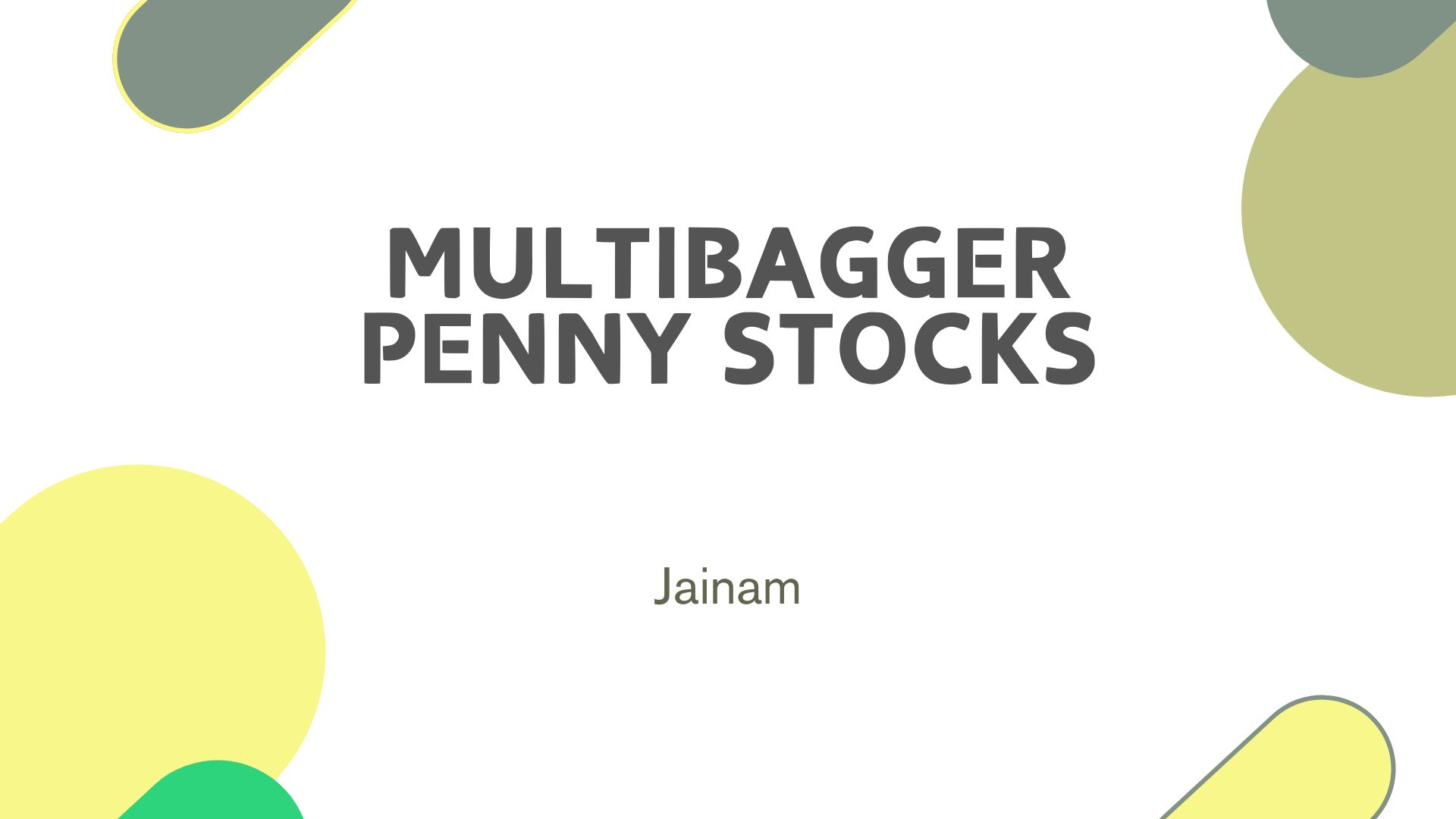 Best Multibagger Penny Stocks for 2025: Smart Investment Strategies