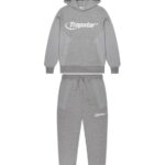 Trapstar Chenille Hyperdrive Panel Tracksuit Grey