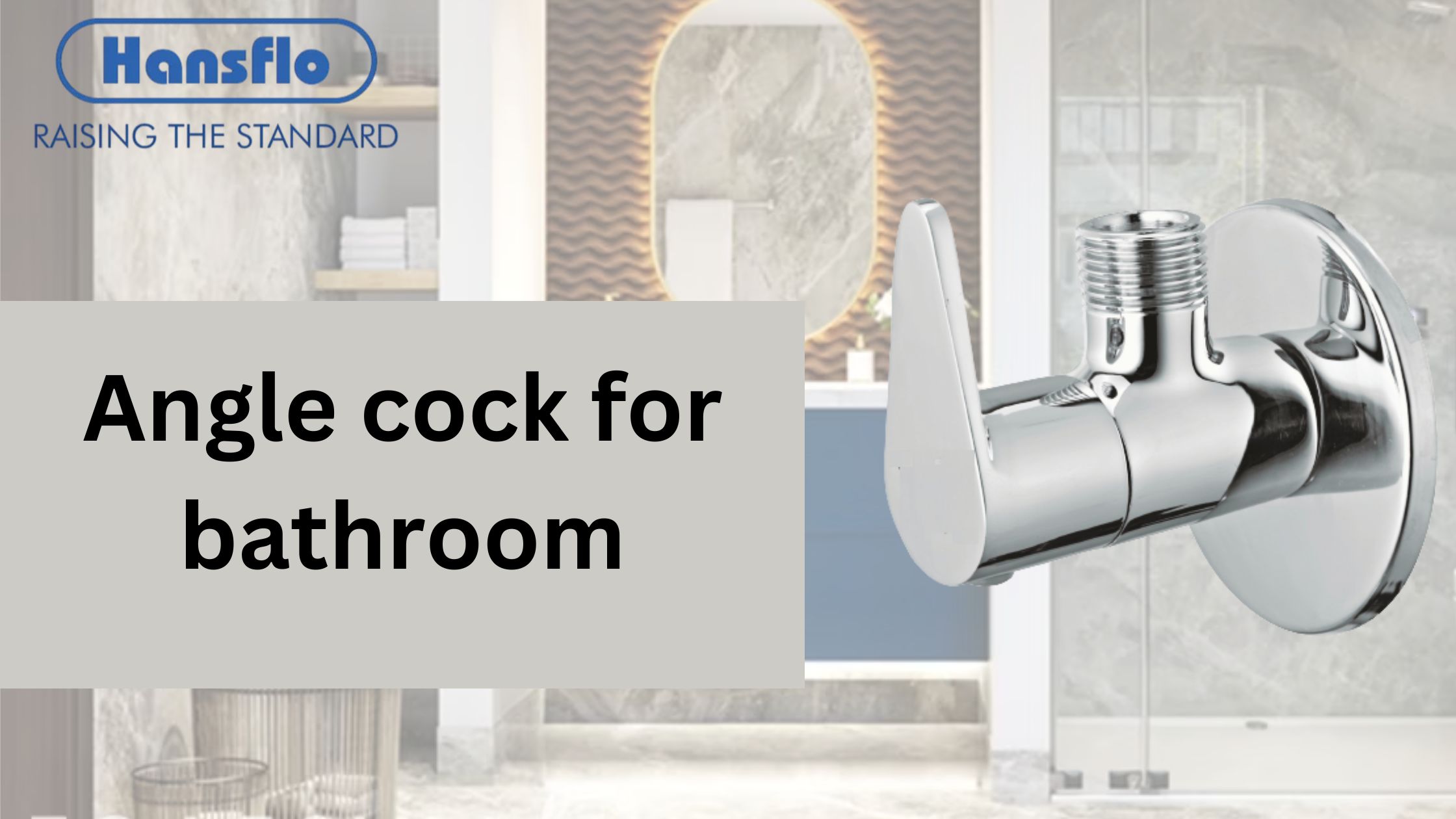 angle cock for bathroom