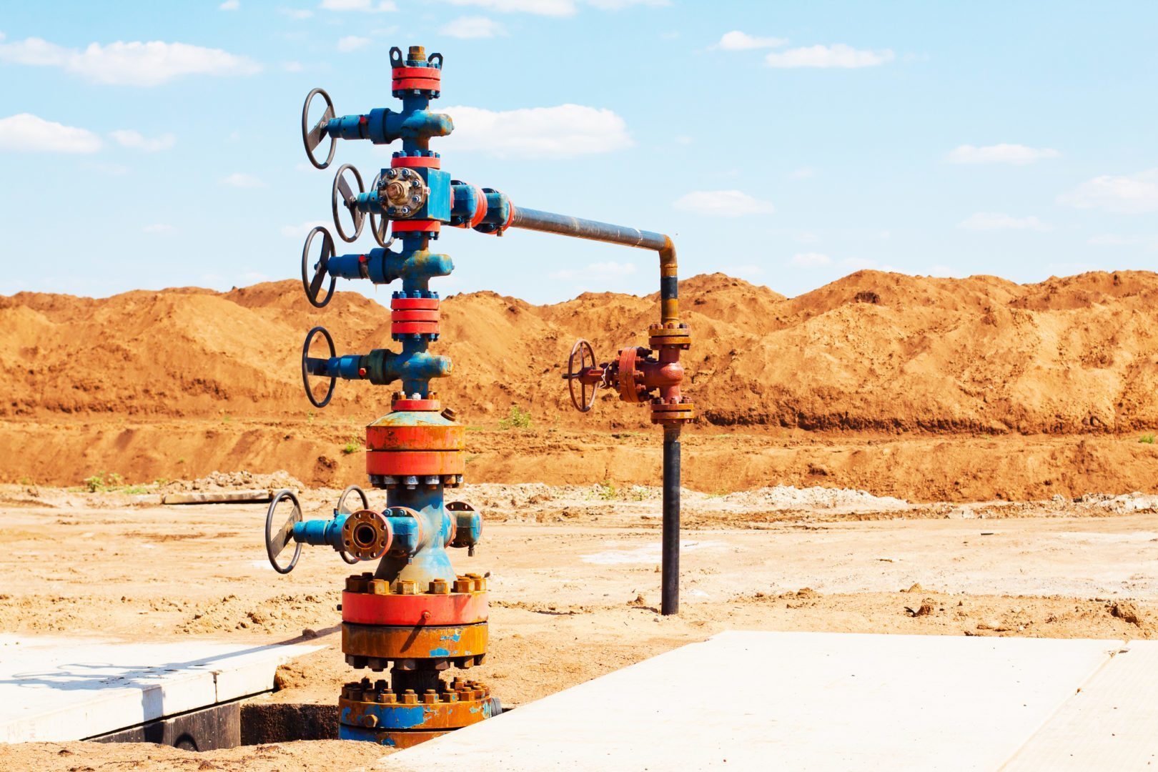 wellhead installation