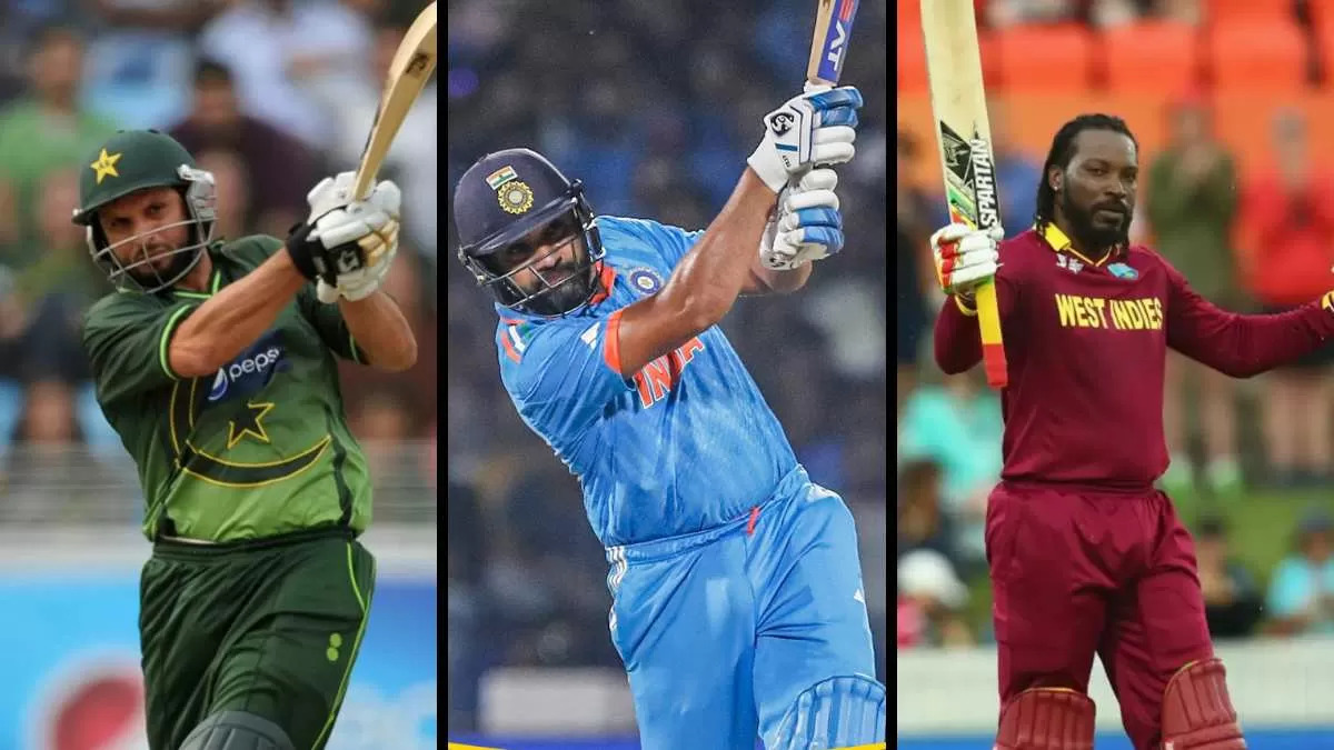 Most Sixes Hit by Players in T20 History