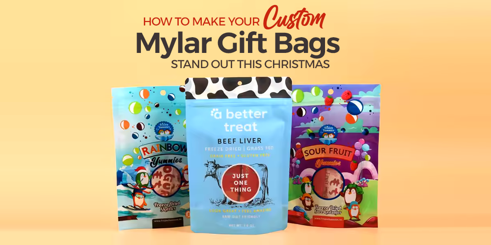 Custom mylar gift bags