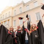 Students celebrate graduation in convocation ground