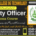 Safety Officer course in Rawalpindi Islamabad