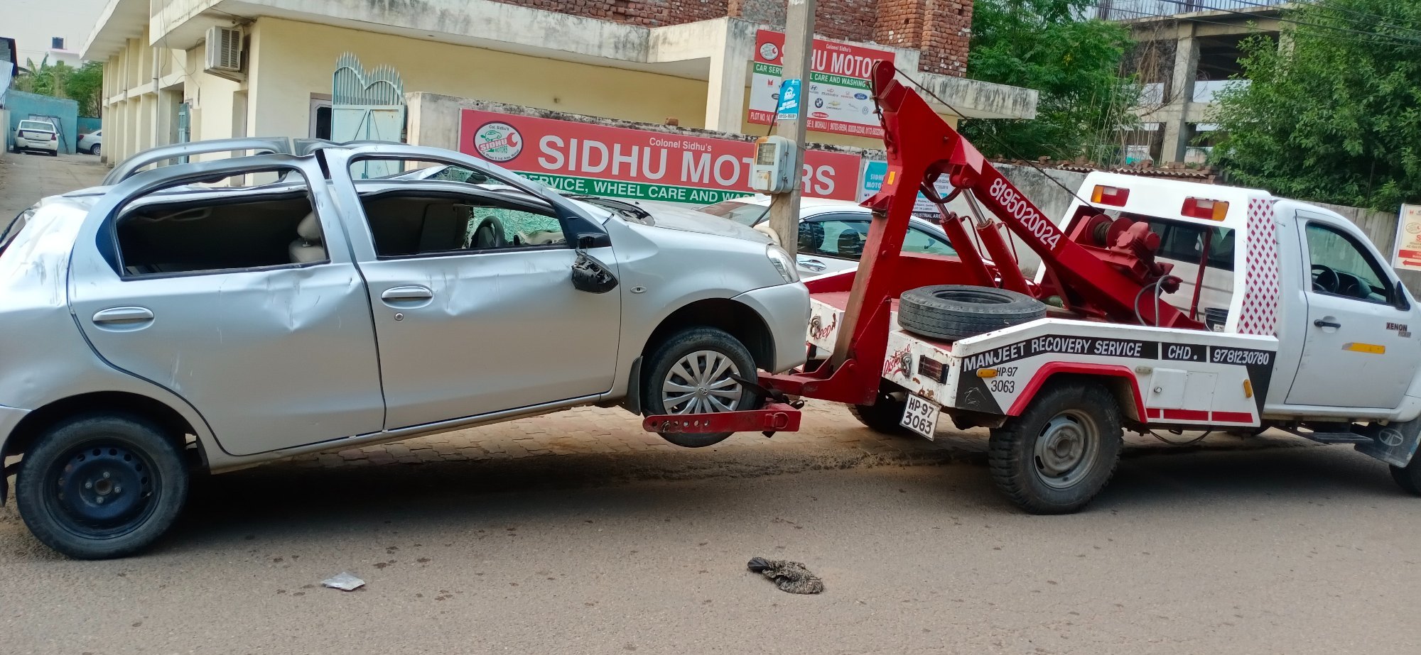 car towing service