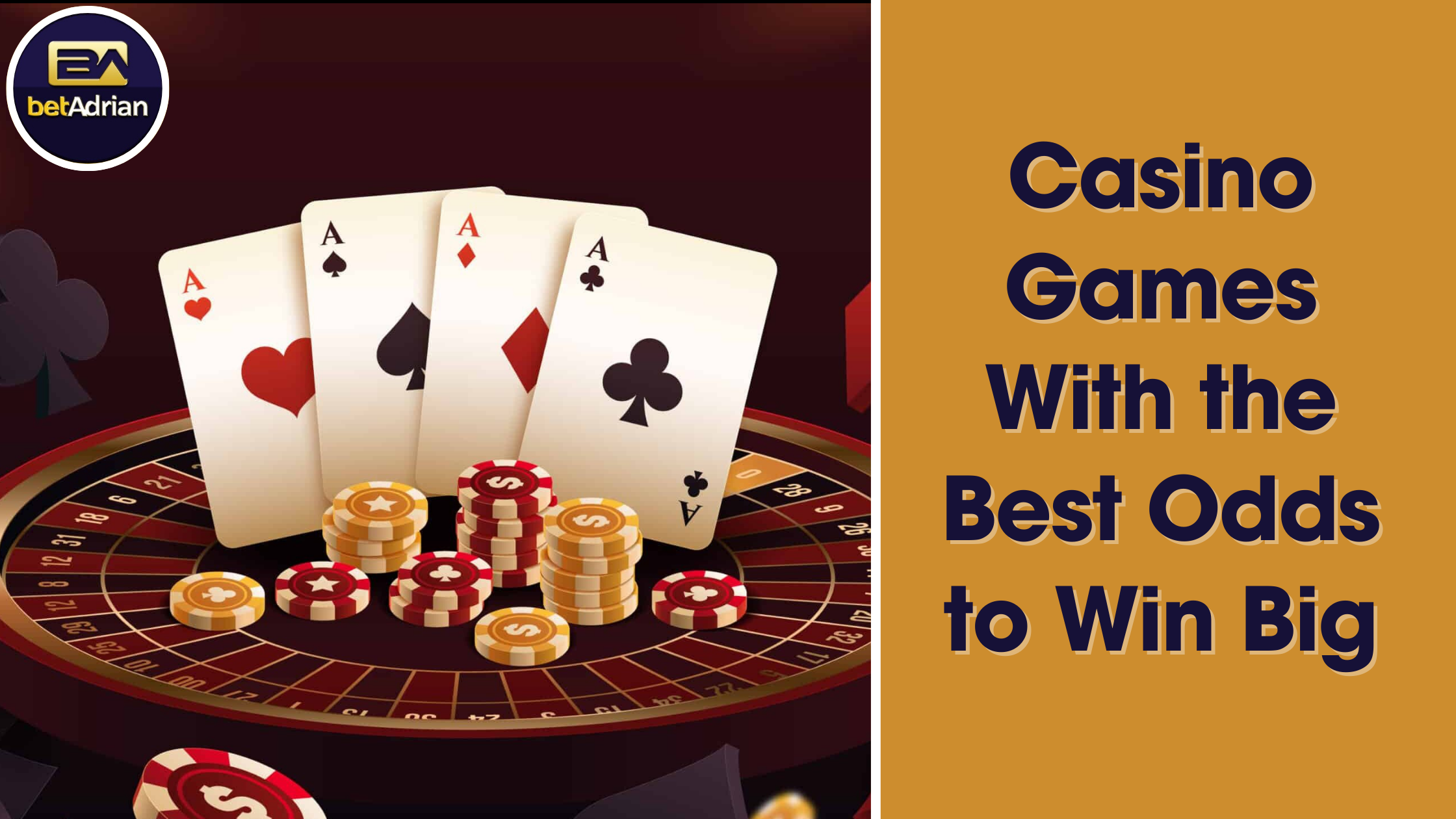 casino games with best odds