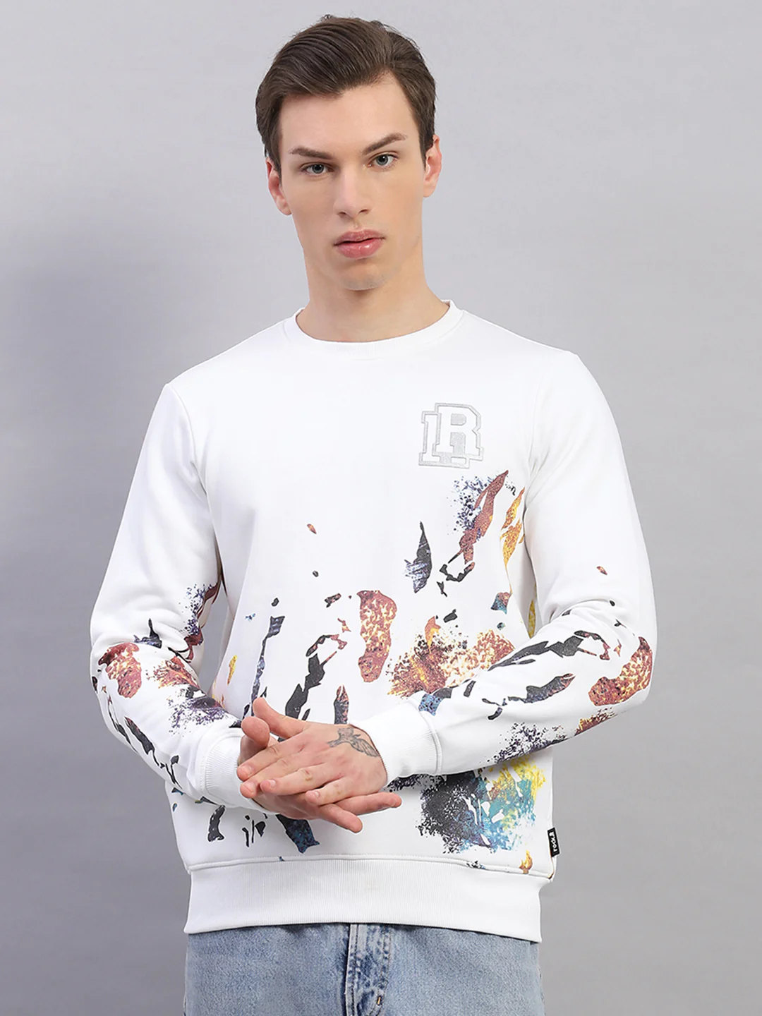 men activewear sweatshirt