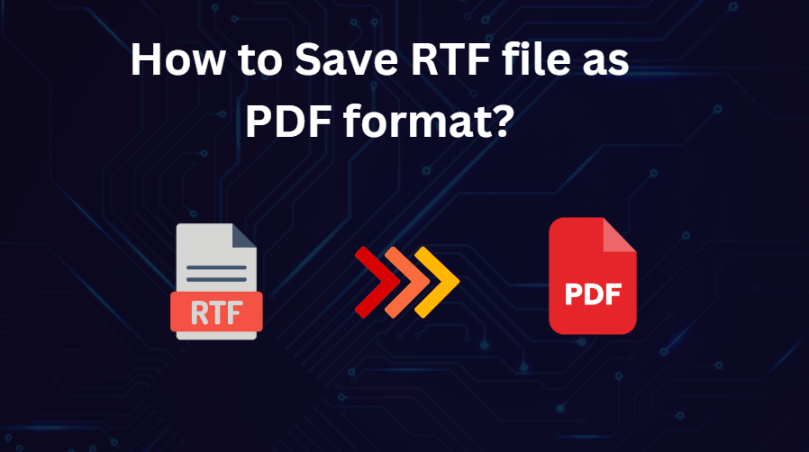 save rtf as pdf