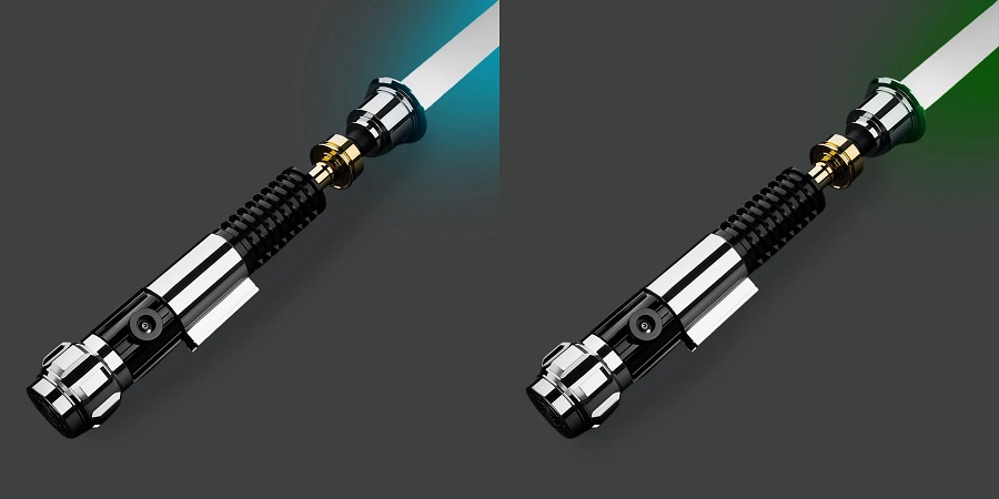 white lightsaber