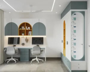 Study room interior design team by interiosplash