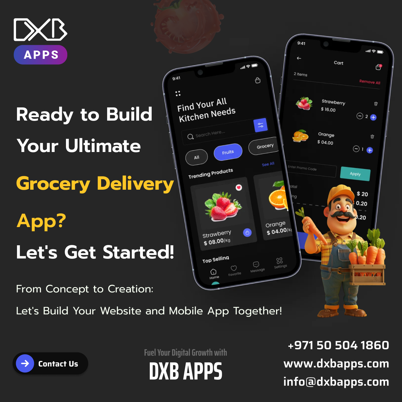 DXB APPS uses its dynamic mobile app development Abu Dhabi solutions to transform business concepts into applications that serve enterprise and consumer requirements. The professionals offer top app design Abu Dhabi that effectively meets the business requirements. https://dxbapps.com/mobile-app-development-abudhabi.php