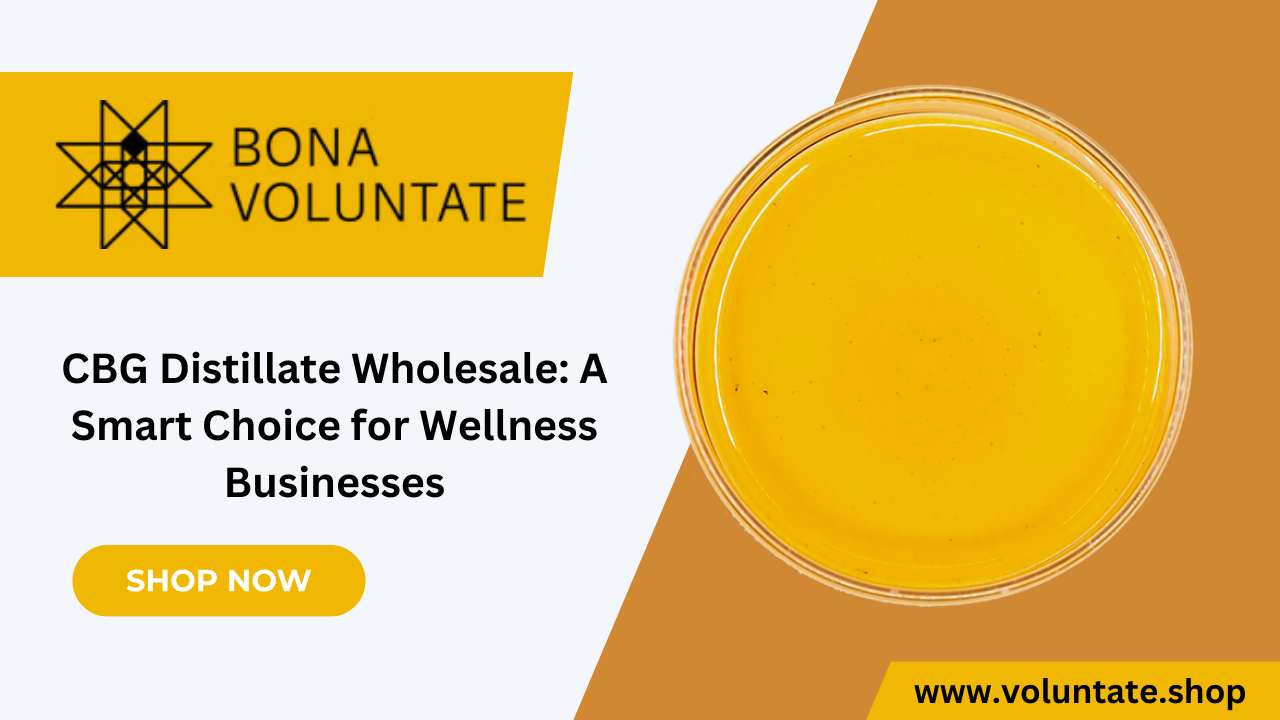 CBG Distillate Wholesale: A Smart Choice for Wellness Businesses