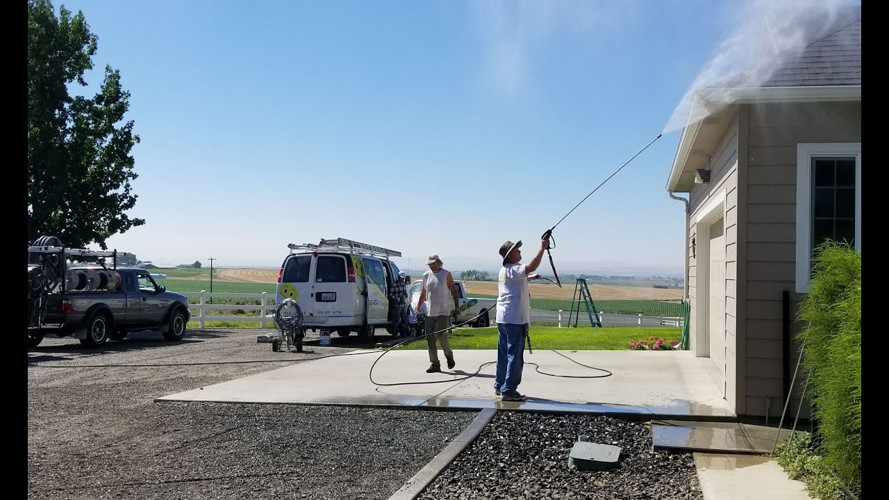 Residential power washing