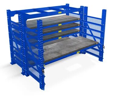 Roll out sheets metal Storage Rack