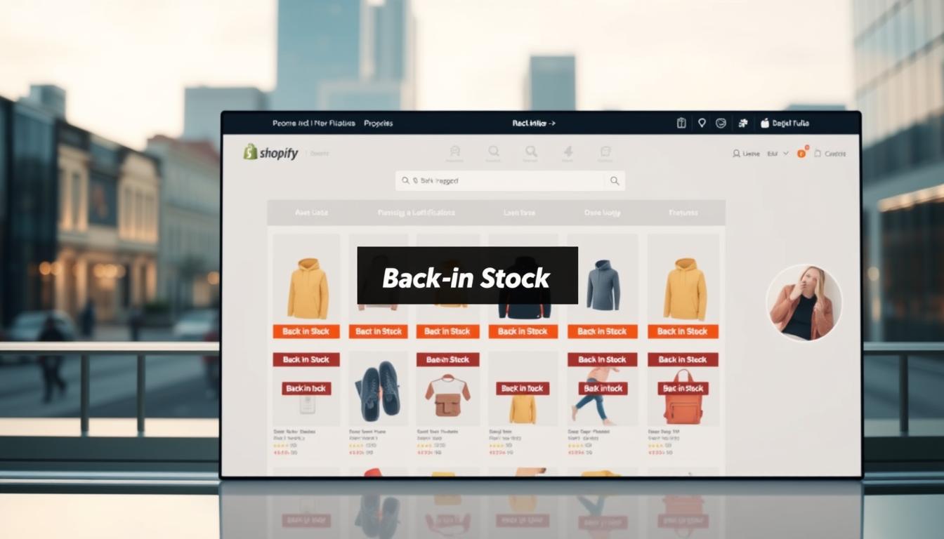 Shopify back-in-stock product