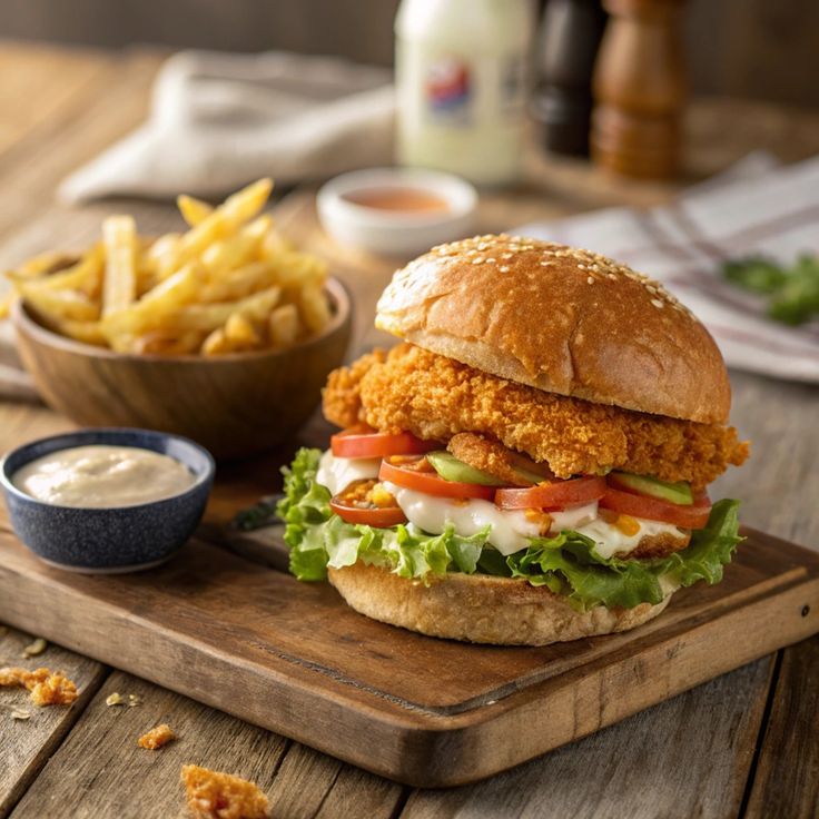 Crispy Chicken Burgers