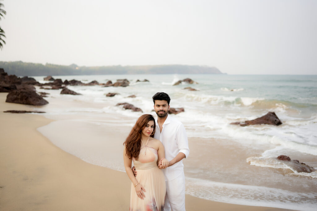 Stylish Outfit Ideas for a Pre Wedding Shoot in Goa