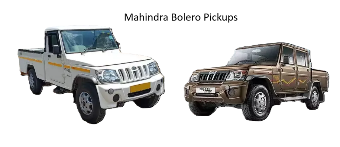 2 Models of Mahindra Bolero Pickup