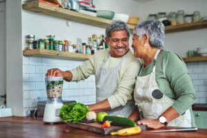 A old man and women making power shack to overcome the erectile dysfunction