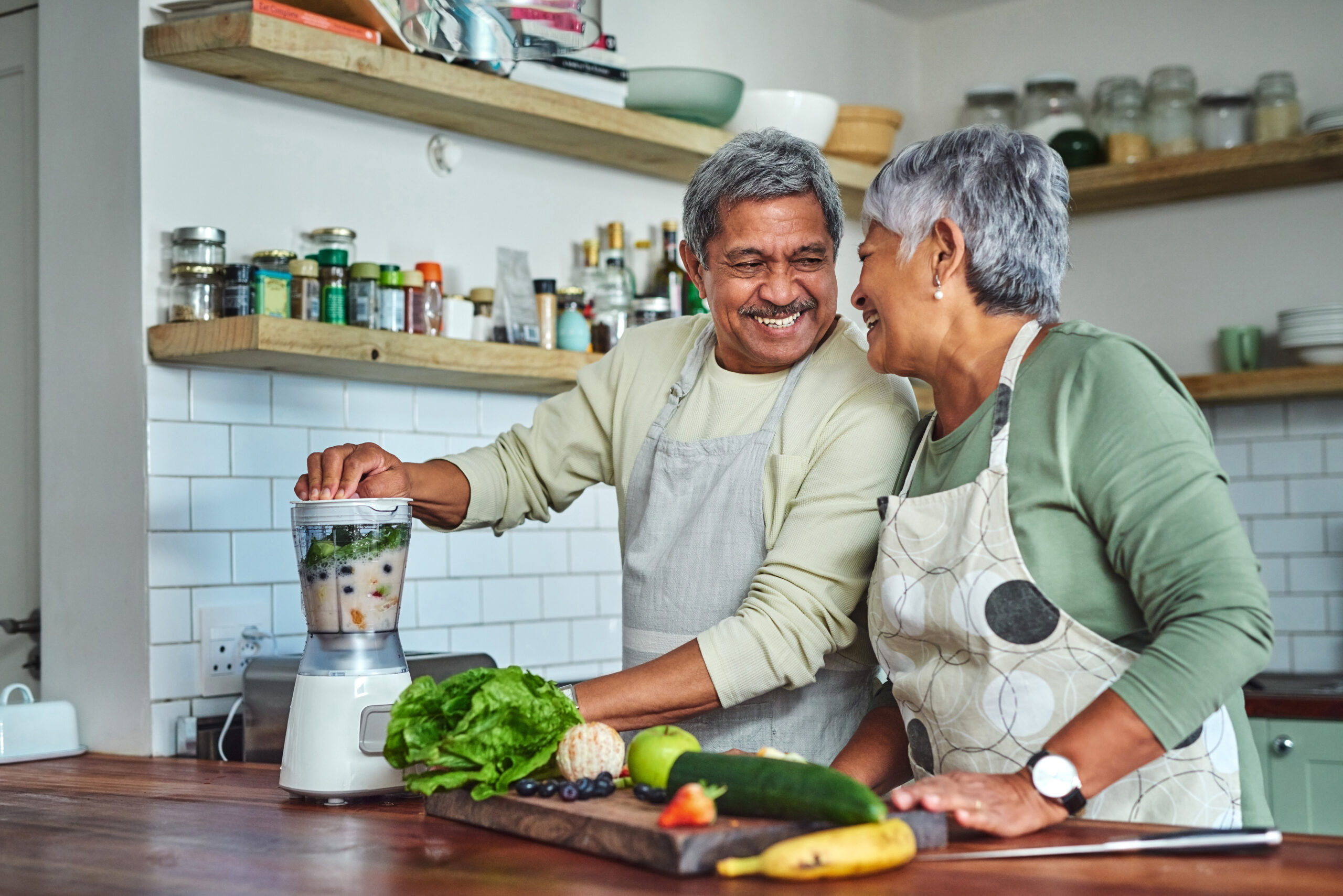 A old man and women making power shack to overcome the erectile dysfunction