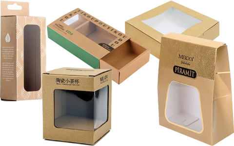Custom Boxes With Window Wholesale