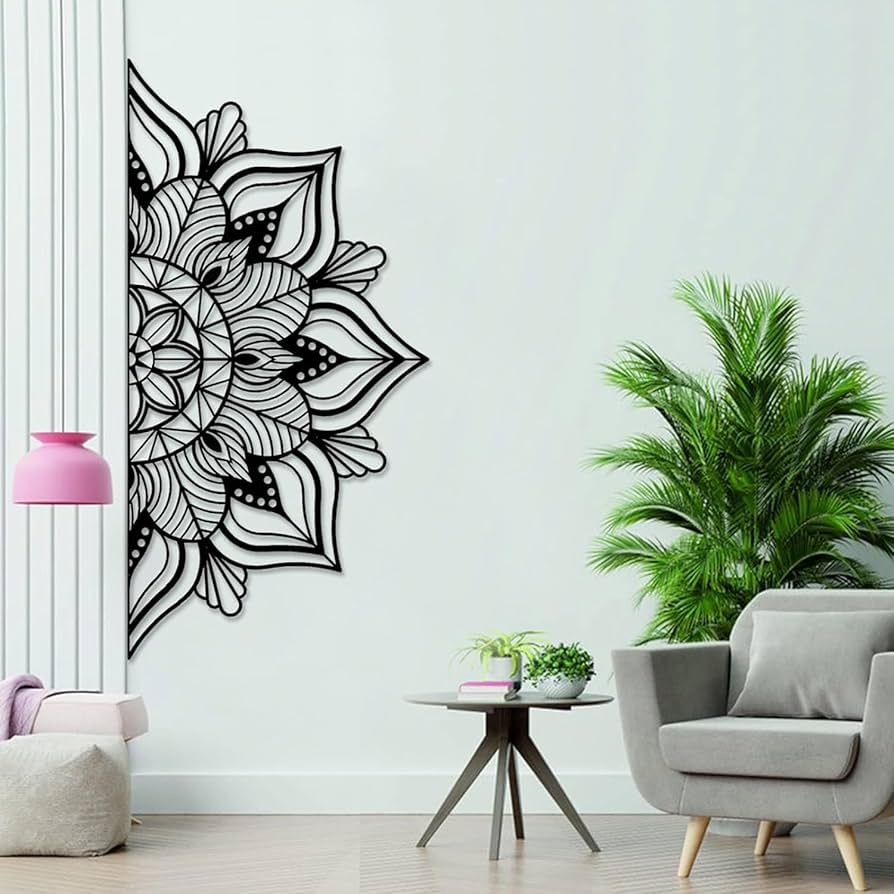 simple mandala wall art
