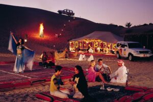 evening desert safari dubai