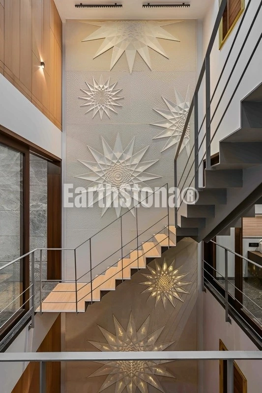 Double-Height Stone Carvings: Making a Grand Statement in Entryways and Lobbie