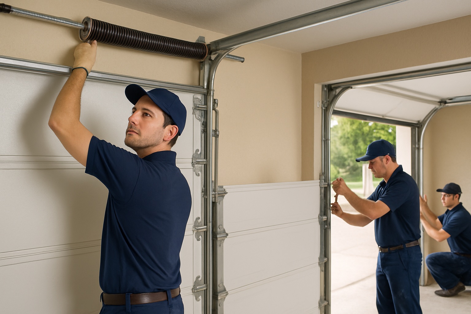 Garage door installation